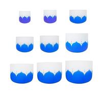6-14 Inch Frosted Crystal Quartz Singing Bowl Meditation Instrument Yoga Instrument Sound Therapy Instrument (14")