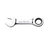 6-14mm 72-Tooth Stubby Box Open End Ratchet Spanner Repair Tool(9mm)