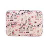 6-15 Inch Laptop Sleeve, Water Resistant Pu Leather Protective Case/Ultrabook Briefcase/Notebook Carrying Bag 7 Inch Pink