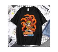 (6, 150) Naruto Animation Derivatives Hatake Kakashi Printed Short Sleeve T-Shirt Men's and Women's 2025 Summer Fashion Casual Cotton Top
