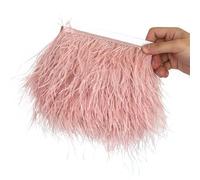 6-18 Cm Ostrich Feather Trims Ribbon 10 Yards Natural Ostrich Feathers Fringe Trimming Clothing Sewing Decoration 01 Skin Pnnrk 10-15 CM