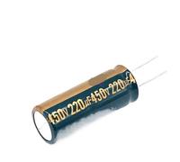 6-18pcs/lot 450v 220UF high frequency low impedance 450v220UF aluminum electrolytic capacitor size 18 * 50MM 20% RB92A 20% BIANMTSW(18pcs)