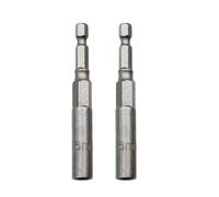 6-19mm Quick-Change 1/4 inch Hex Shank Metric Deep Socket Screwdriver Impact Nut Setter Extractor Remover Driver Drill Bit, 80mm Length, for Electric Manual Impact Screwdriver (2, 6mm)