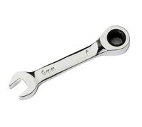 6-19mm Short Ratchet Wrench - 72 Tooth Dual-Purpose Stubby Spanner for Car Repair and Hand Tools(9mm)