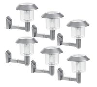 (6) 2/4/6/8/10 x Solar Powered LED Wall Light Outdoor