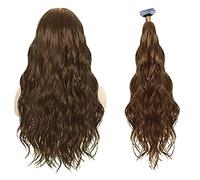 #6,22in,Tape in Extensions Remy Human Hair, Invisible Hairpiece Real Natural Hair Extensions Can Be Bleached, Human Hair Wigs, Human Hair Extensions for Women, Beauties, Multi Colour