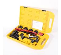 6-22MM Pipe Bending Machine Bender Hydraulic Set One Hand Manual for Soft Copper Pipes of Brake Line Tube One-Hand for HVAC Water Gas Automotive Plumbing Bathroom Heating Air Conditioning Field