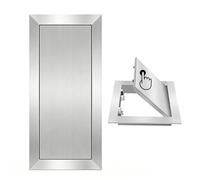6×24in 8×24in 12×35in Extra Narrow Access Panel, Push to Open Access Door for Plumbing Electrical, Stainless Steel Wall Access Hole Cover Plate(500x700mm(20x28in))