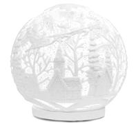 6.25" Christmas Town Scene Lighted Swirling Glitter Globe by RAZ Imports, Inc