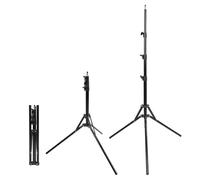 6.2Ft 1.9M Height Adjustment Aluminum Portable Camera Tripod Stand, Reverse Folding Light Tripod, Light Stand Photography Tripod Stand Three Legged Stand