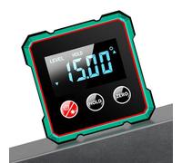 6.2x6x3.3 Cm Aluminum Alloy Shell Angle Finder Tool Digital Digital Levels Box And Angle Finder Degree Finders Cube Inclinometer With Magnets Electronic Protractor For Woodworking And Accurate Table