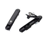 6.3 Inch 160mm Electric Cabinet Panel Cam Lock Push Type Pop Up Hardware Door Lock 1Pcs(Black)