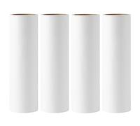 6.3 inch Lint Roller Refills for Pet Hair, Large Sticky Roller Refills for Floor Couch Bed Clothes, Extra Sticky Lint Remover Refill 4 Rolls Total 240 Sheets (6.3 inch Refill, Pack of 4)