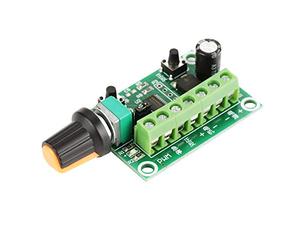 6-30V DC Brushless Motor PWM Speed Controller with Direction Switch, Pulse Width Regulator for 37GB3525 Motor, Adjustable Speed Knob and Emergency Stop Button for DIY Robotics