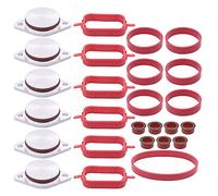 6 * 32 mm Diesel Swirl Flaps Intake Manifold Gasket Repair Kit for B-MW
