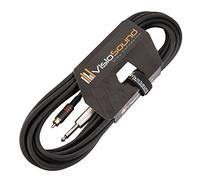 6.35mm 1/4" Mono Jack Plug to RCA Phono Audio Lead Signal Patch Cable (6m)