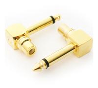 6.35mm 1/4" Mono Jack Plug to RCA Socket Female Adapter PHONO Microphone Guitar