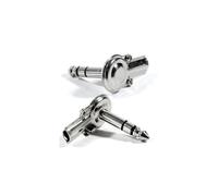 6.35mm 1/4" Stereo Jack Plug Audio Solder Connector Right Angled 90 Degree Amp DJ