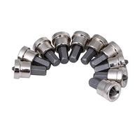 6.35mm 10pcs/Set Drywall Drill Screwdriver Bits Depth Stop Plasterboard Screws Board Locating Hex Shank Dimpler Drilling Bits