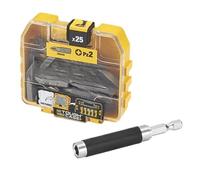 6.35MM 25MM HEX Shank PZ2 Screwdriver BIT, S2 Steel Blades, Suitable for Power Screwdrivers, 25 in Pack