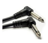 kenable 6.35mm 90 Degree Right Angle Jack Audio Mono Guitar Cable 3m
