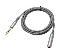 6.35mm Balanced Music Cable Gold Plated Connectors Reinforced Gold Plated TRS Stereo Cable for Professional Stage Equipment
