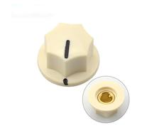 6.35mm Guitar effect pedal AMPS jazz bass Skirted Knob(Ivory)