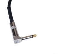 6.35mm Guitar Effects Pedal Patch Cable, Short Male to Male Instrument with Shielded For Braided Design for Electric Guitar Bass Drum Amp Connection(A)