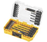 6.35MM HEX Shank Mixed Drill Driver Set, S2 Steel Blades, Suitable for Power Screwdrivers with Impact Mode, 25 in Pack