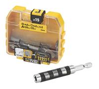 6.35MM HEX Shank Mixed SCREWDRIVING BIT Set, Steel Blades, Suitable for Power Screwdrivers & Hand Tool Bit Holders, 16 in Pack