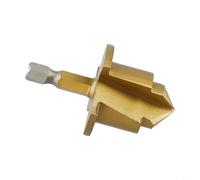 6 35mm Hexagonal Shank Drill Bit 3pcs Set for Plumber Water Pipe Expansion with Stable Clamping and Wear Resistant (20mm)