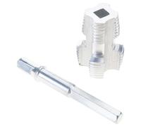 6.35mm Hexagonal Shank Hole Opener Water Pipe Expansion Adapter 1/2Inch 3/4 Drill Bit Electric Bit Electric