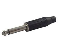 6.35MM JACK PLUG, 2P, BLK | PHONE AUDIO VIDEO CONNECTORS, 1 X QTY - ACPM-GB