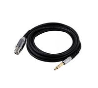 6.35mm Jack to XLR Cable, Quarter inch 1/4" TRS Stereo Jack to XLR Female Balanced Interconnect Cord Patch Lead - 1m
