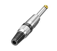 6.35mm Male Connector 24K Gold Contact Studio Grade Sound Screw Home Studio Hifi Hearing Adapter for Musicians