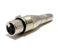 kenable 6.35mm Mono Jack Socket to XLR Female Connector Adapter