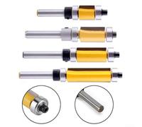 6 35MM Shank Trimming Cutter for Woodworking Reliable Double Bearing Router Bit (12.7mm )