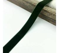 6-38mm Velvet Ribbon Wedding Party Decoration Handmade Wrapping Hair Bowknot DIY Christmas -07 Dark Green-6mm 5yards