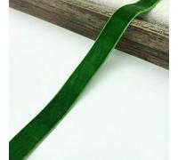6-38mm Velvet Ribbon Wedding Party Decoration Handmade Wrapping Hair Bowknot DIY Christmas -09 Green-6mm 5yards
