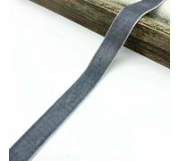 6-38mm Velvet Ribbon Wedding Party Decoration Handmade Wrapping Hair Bowknot DIY Christmas -10 Grey-6mm 5yards