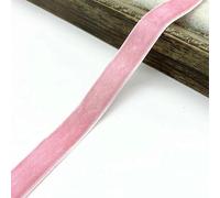 6-38mm Velvet Ribbon Wedding Party Decoration Handmade Wrapping Hair Bowknot DIY Christmas -19 Pink-6mm 5yards