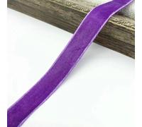 6-38mm Velvet Ribbon Wedding Party Decoration Handmade Wrapping Hair Bowknot DIY Christmas -20 Purple-6mm 5yards