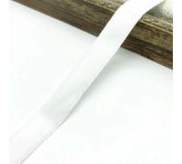 6-38mm Velvet Ribbon Wedding Party Decoration Handmade Wrapping Hair Bowknot DIY Christmas -26 White-6mm 5yards