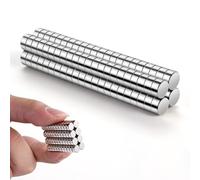 6×3mm Neodymium Magnets,High-Power Permanent Magnets for DIY & 3D Printing | Ni-Cu-Ni Plated Rust-Resistant Tiny Magnets 80Pcs, Multi-scene DIY Craft Science Experiment Parts(6x3mm 80Pcs)