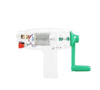 6.3V 0.2A Hand Crank Generator, Portable ABS Mechanical Dynamo Easy to Use Hand Crank Driven Electricity Generator for Teaching Demonstration