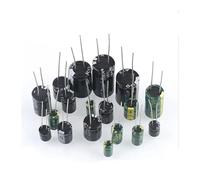 6.3V 10V 16V 25V 35V 50V 400V 450V 1UF 2.2UF 4.7UF 10UF 1000UF 22UF 33UF 47UF 470UF 100UF 220UF Aluminum Electrolytic Capacitor BIANMTSW(25V 3300UF 5PCS)