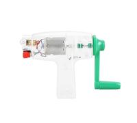 6.3V DC Hand Crank Generator Portable Dynamo Mechanical Energy Conversion Demonstrator Physics Electromagnetism Teaching Tool Emergency Backup Power For Lab & Outdoor Use