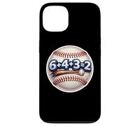 6+4+3=2 Double Play Baseball Player Funny Coach Saying Quote Case for iPhone 13