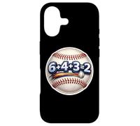 6+4+3=2 Double Play Baseball Player Funny Coach Saying Quote Case for iPhone 17