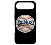 6+4+3=2 Double Play Baseball Player Funny Coach Saying Quote Case for iPhone Air